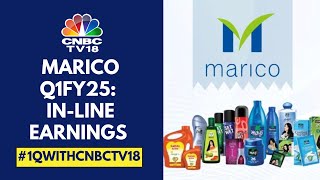 Marico Reports Largely InLine Q1FY25 Earnings Profit Jumps 87 YoY To ₹474 Cr  CNBC TV18 [upl. by Yesima]