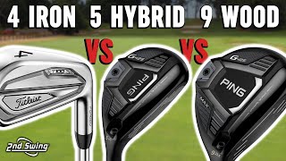 4iron vs 5hybrid vs 9wood  Which Golf Club Should You Play [upl. by Agustin]