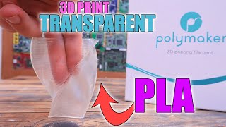 😮 Transparent PLA  Some 3D Printing Tests [upl. by Vickie]