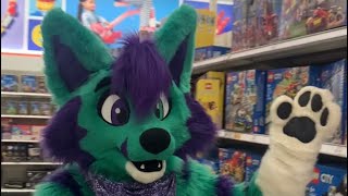 Fursuiting at TargetMall [upl. by Animrac639]