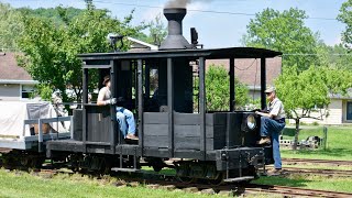 Replica Climax Logging Steam Locomotive Locust Heights and Western [upl. by Haisa]