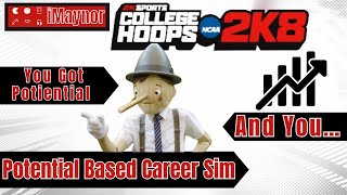 College Hoops 2K8 Potential Based Career Simulation [upl. by Iggam676]