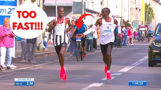 INSANE Marathon PACER Couldnt KEEP UP Eliud Kipchoge [upl. by Clapper579]