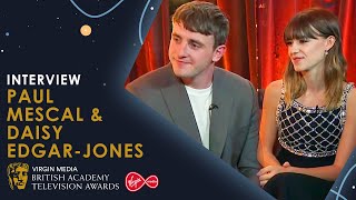 Normal Peoples Paul Mescal amp Daisy EdgarJones Interview  BAFTA TV Awards 2020 [upl. by Akemit]