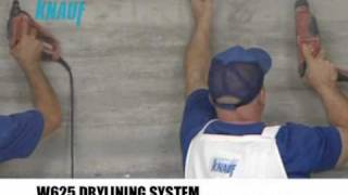 Knauf Wall Lining System Application [upl. by Akineg]