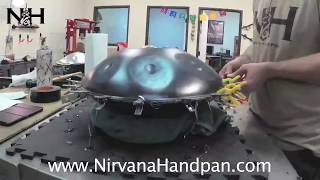 Building a Handpan  Start to Finish  Nirvana Handpan [upl. by Stclair]