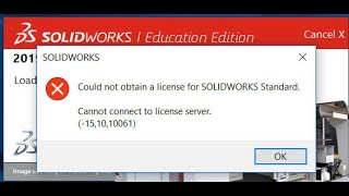 How to fix Solidworks installation error  Cannot connect to Licence server [upl. by Eikcir]