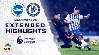 Brighton v Chelsea  PREMIER LEAGUE HIGHLIGHTS  2142025  NBC Sports [upl. by Nylassej]