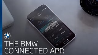 BMW UK  The BMW Connected App [upl. by Enomahs]