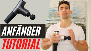 Massagepistole  richtige Anwendung Tutorial 2021 [upl. by Oap]