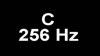 C 256 Hz hertz Tone for Instrument Tuning [upl. by Faunia]