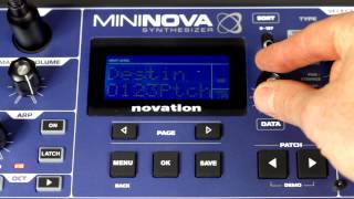 Novation  MiniNova synth tutorial Making Animations [upl. by Darton]