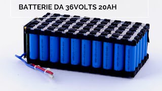 BATTERIE DA 36VOLT 20A [upl. by Ahsena]