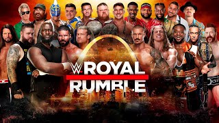 WWE Royal Rumble 2022 Full Match 30 Man [upl. by Eizzik]