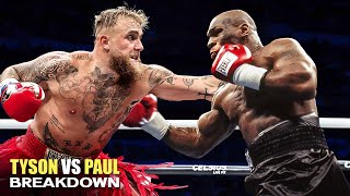 JAKE PAUL vs MIKE TYSON  Full Fight Breakdown [upl. by Bibeau302]