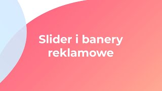 Slider i banery reklamowe w sklepie Shoper – wideoporadnik [upl. by Riamu]