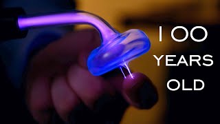 100 Year Old Healing Tesla Coil Violet Ray [upl. by Kciremed]