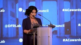 2018 Freedom Award presentation to Aryana Sayeed [upl. by Naitirb]