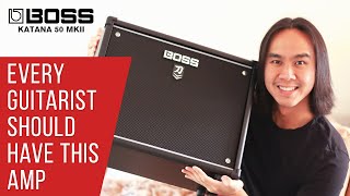 THE HYPE IS REAL 🎸 Boss Katana 50 MKII InDepth Review amp Demonstration [upl. by Biamonte]