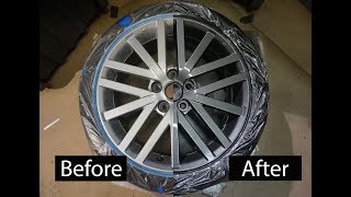 How to paint your wheels  DIY the PROPER way  DG Custom CLT [upl. by Esina]