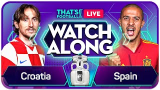 CROATIA vs SPAIN  LIVE Euros 2020 Watchalong with GOLDBRIDGE amp CRAIG [upl. by Egiarc748]