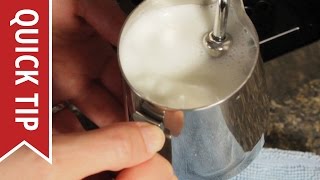 How to AutoFroth Milk for Lattes [upl. by Oakley]