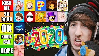 The BEST Roblox YouTubers of 2020 Tier List [upl. by Iuqcaj906]