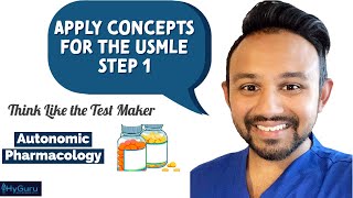 USMLE Step 1 Autonomic Pharmacology  Active Recall Review [upl. by Neelsaj]