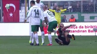 Bursaspor 1  2 Amed Sportif Maç Özeti 31 Ocak 2016 [upl. by Ovid92]