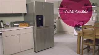 LG NonPlumbed Fridge Freezer Benefits [upl. by Anelrahs]