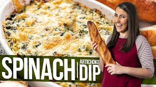 Cheesy Spinach Artichoke Dip [upl. by Aires]