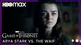 Arya Stark vs The Waif  Game of Thrones  HBO Max [upl. by Towroy]