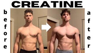 Creatine Before And After  30 Day Creatine Transformation  Creatine Monohydrate Review [upl. by Pazice]