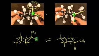 Monosubstituted cyclohexane  Organic chemistry  Khan Academy [upl. by Llered700]