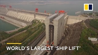 World’s largest ‘ship lift’ in the Three Gorges Dam [upl. by Bourke]