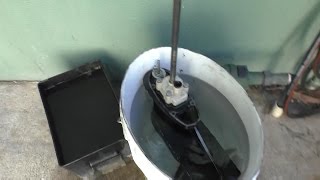 Testing an outboard water pump [upl. by Kimmel]