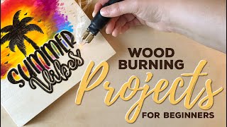 Wood Burning Projects for Beginners Pyrography [upl. by Eelarol706]