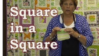 Make the Square in a Square Quilt Tutorial [upl. by Leelahk]