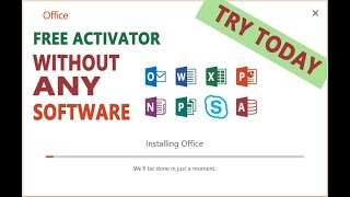 Microsoft Office Professional Plus 2019  FREE ACTIVATION without any software [upl. by Funch]