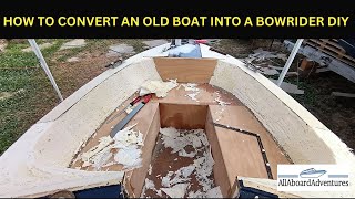 Boat conversion into Bowrider [upl. by Rakia]