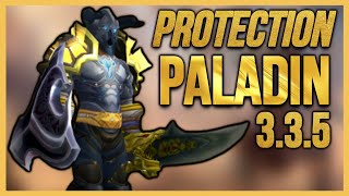 PROTECTION PALADIN 335 PVP  BEGINNER GUIDE WARMANE WOTLK Classic GearTalentsDuels 2022 [upl. by Bollinger]