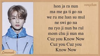 NCT U  Know Now Easy Lyrics [upl. by Jolenta]