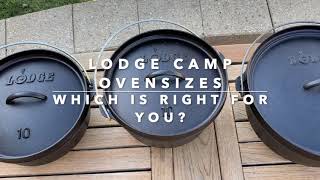 Choosing the Best Lodge Dutch Oven Size [upl. by Walls480]