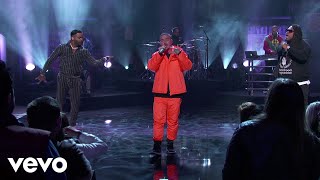 J Balvin  No Es Justo ft Zion amp Lennox Live From Jimmy Kimmel [upl. by Enihpesoj391]