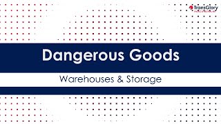 Dangerous Goods  Warehouses amp Storage 23 [upl. by Sirotek801]