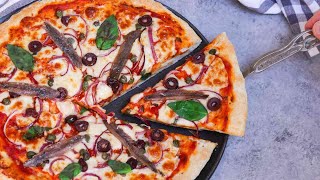 Anchovy Pizza Recipe How to Cook Anchovies On Pizza [upl. by Zeta]