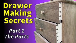 Drawer Making  The Right Way Parts [upl. by Naman]