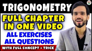 Trigonometry  Trigonometry Class 10 Chapter 8  Maths Full Chapter ConceptExercisesBasicsHindi [upl. by Bikales]