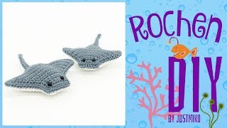 Rochen häkeln 🌊  Meeresbewohner  Amigurumi by justMiko [upl. by Shanahan]