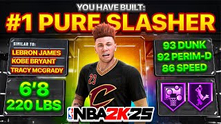 THE 1 PURE SLASHER BUILD IN NBA 2K25 [upl. by Aneehsar]